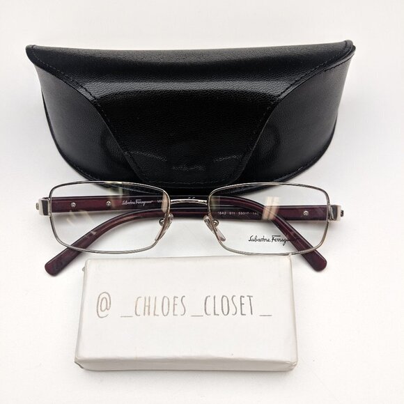 🕶️Salvatore Ferragamo 1842 Women's Eyeglasses/TH355🕶️​ - Picture 1 of 8